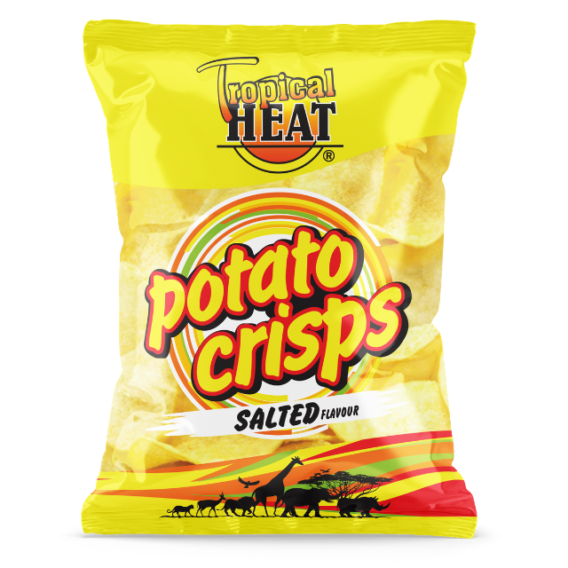 Tropical Heat Potato Crisps Salted 100g